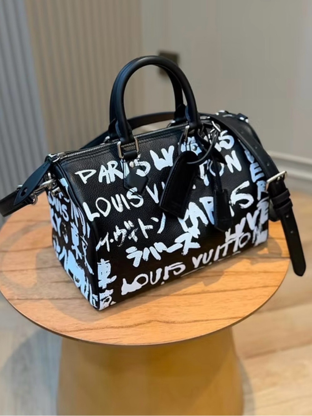 Black & White Graffiti Satchel